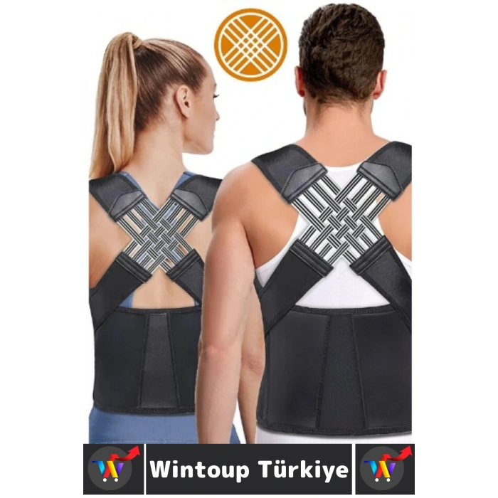 Ofis Masabaşı Öğrenci Spor Sırt Ağrısı Duruş Bozukluğu Postür Ayarlanabilir Kemer Dik Duruş Korsesi