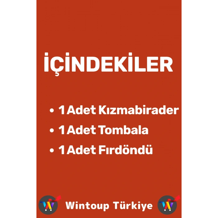 Eğlenceli Christmas Etkinlik Kızmabirader Tombala Fırdöndü 3 in 1 Çocuk Aile Oyun Özel YILBAŞI SETİ