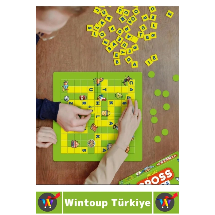 Eğlenceli Görsel Algı Düşünce Beceri Zihinsel Gelişim Okul Ev Aile Çocuk Eğitici Çapraz Kelime Oyunu