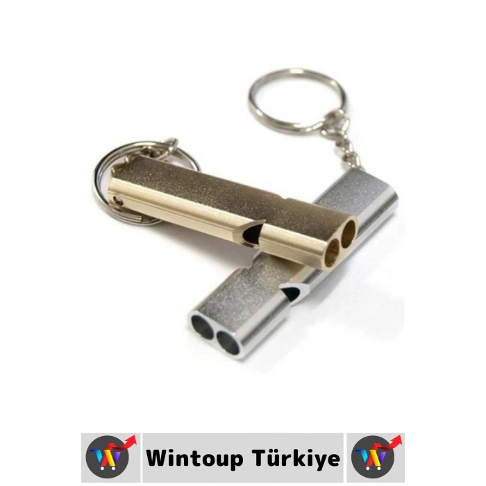 Kompakt Spor Köpek Eğitim Outdoor Kamp Deprem Acil Durum Yardım Yüksek Sesli SOS Düdük Anahtarlık