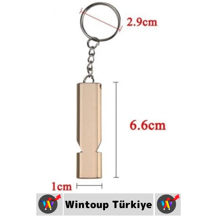 Kompakt Spor Köpek Eğitim Outdoor Kamp Deprem Acil Durum Yardım Yüksek Sesli SOS Düdük Anahtarlık