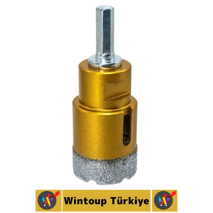 Ev Atölye İnşaat Yüksek Sert Hızlı Delme Seramik Fayans Doğal Taş Mermer Granit Delme Aparatı 33 Mm