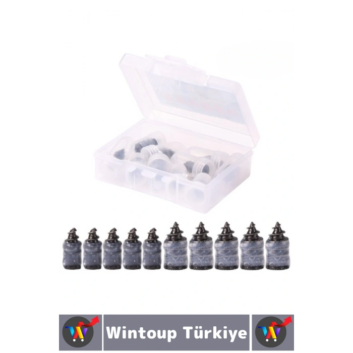 Kompakt Motosiklet Otomobil Acil Durum Tamirat Lastik Tamir Kiti Kauçuk 0.1-5 Mm Vida Seti 10 Parça