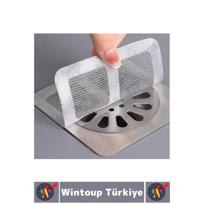 Kendinden Yapışkanlı Koku Önleyici Banyo Lavabo Gider Süzgeci Sineklik Onarım Tamir Kiti 50 Adet