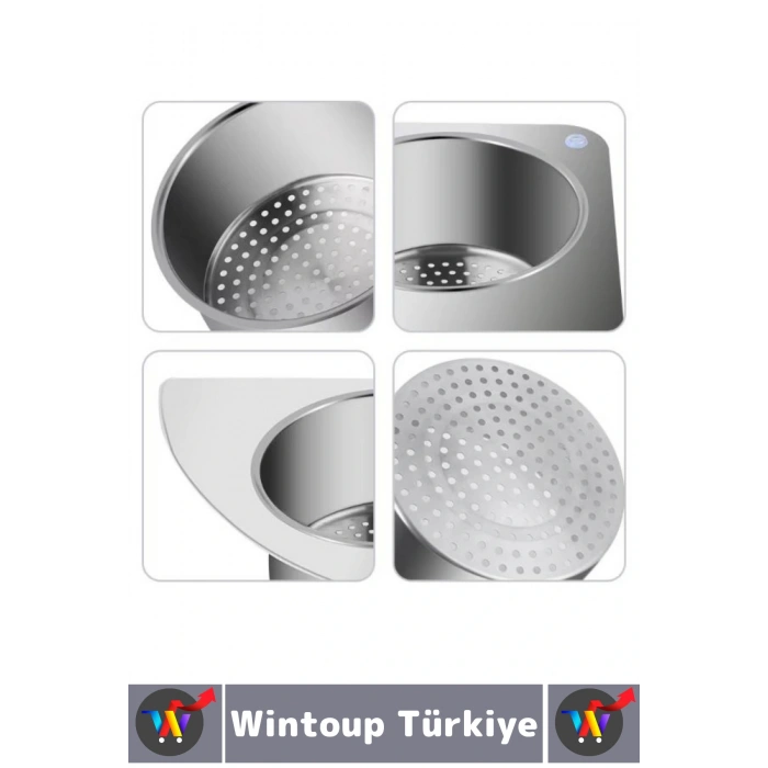 Kolay Kullanım Atık Kalıntı Kötü Koku Önleyen Kuğu Tasarımlı Paslanmaz Mutfak Lavabo Drenaj Sepeti