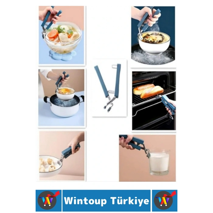 Kompakt Kamp Outdoor Mutfak Tencere Tabak Tutucu Fırın Eldiveni Yanma Önleyici 4lü Premium Set