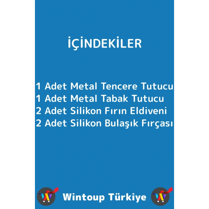 Kompakt Kamp Outdoor Mutfak Tencere Tabak Tutucu Fırın Eldiveni Yanma Önleyici 4lü Premium Set