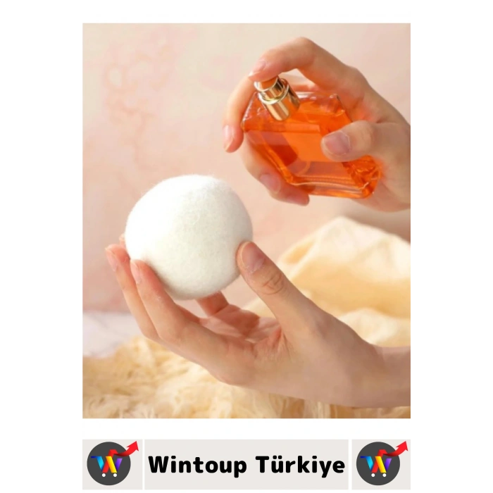 Kırışıklık Azaltan Hızlı Kuruma Sürtünme Engelleyen Çamaşır Makinesi Pratik Yün Kurutma Topu 9 Adet