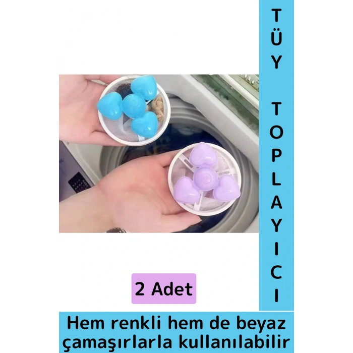 Çamaşır Makinesi Temizlenebilir Tekrar Kullanılabilir Yüzen Tüy Toz Kıl Saç Toplayıcı Filtre 2 Adet
