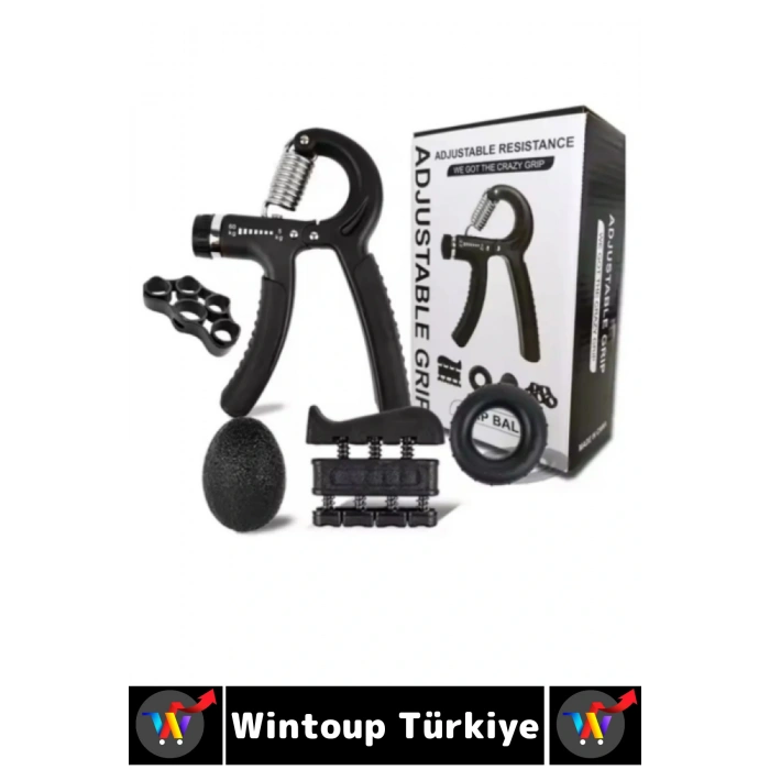 Ev Ofis Fizyoterapi Stres Yönetimi Antrenman El Parmak Güçlendirici Egzersiz 5 Parça Premium Set