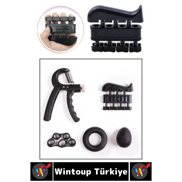 Ev Ofis Fizyoterapi Stres Yönetimi Antrenman El Parmak Güçlendirici Egzersiz 5 Parça Premium Set