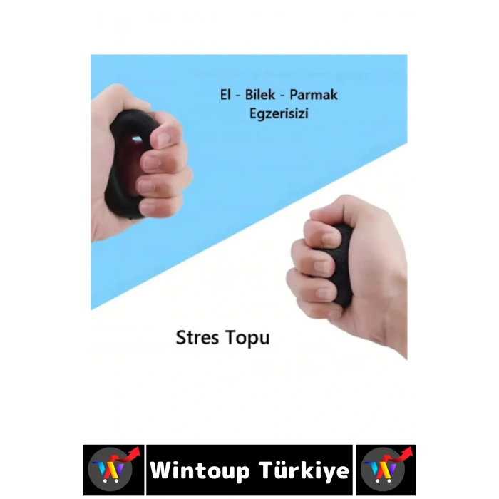 Ev Ofis Fizyoterapi Stres Yönetimi Antrenman El Parmak Güçlendirici Egzersiz 5 Parça Premium Set