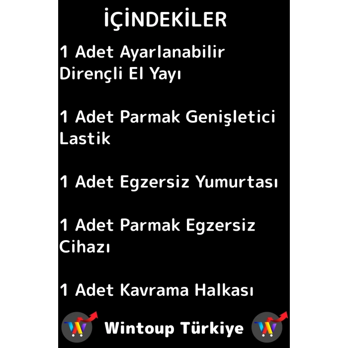 Ev Ofis Fizyoterapi Stres Yönetimi Antrenman El Parmak Güçlendirici Egzersiz 5 Parça Premium Set