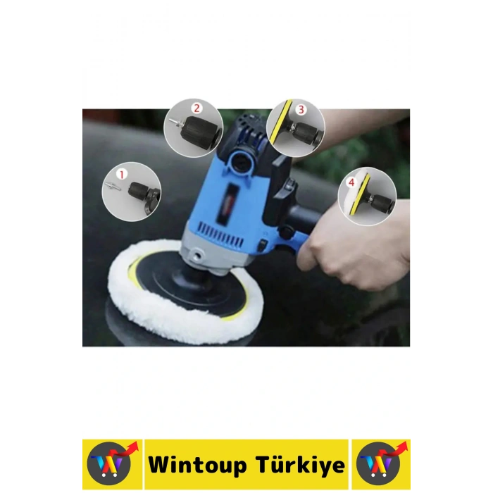 Premium Dayanıklı Araç Derin Temizlik Çizik Giderme Parlatma Oto Bakım Yün Keçe Araba Pasta Cila Set