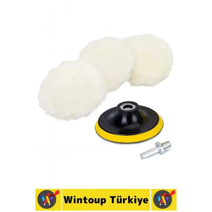 Premium Dayanıklı Araç Derin Temizlik Çizik Giderme Parlatma Oto Bakım Yün Keçe Araba Pasta Cila Set