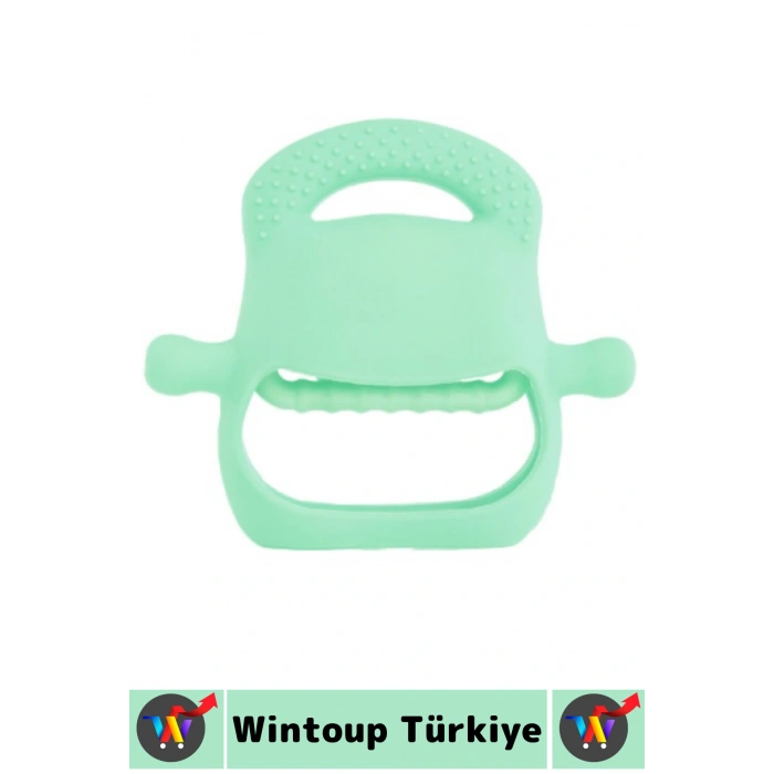 Gıda Sınıfı BPA Free Bebek Parmak Emme Alışkanlığı Azaltan Masaj Etkili Yumuşak Silikon Diş Kaşıyıcı