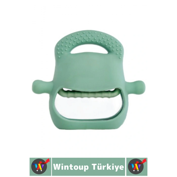 Gıda Sınıfı BPA Free Bebek Parmak Emme Alışkanlığı Azaltan Masaj Etkili Yumuşak Silikon Diş Kaşıyıcı