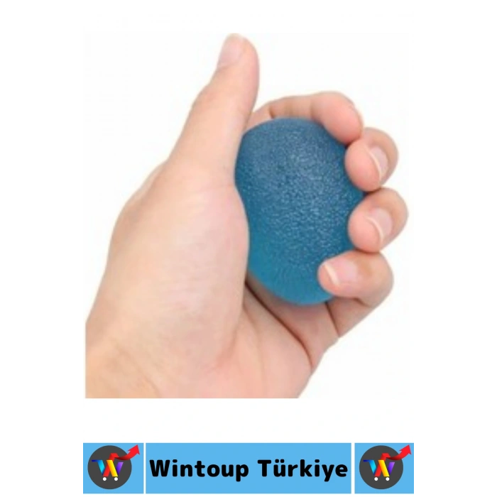 Ergonomik Stres Egzersiz Rehabilitasyon Fizyoterapi Esnek Silikon El Bilek Parmak Güçlendirme Topu