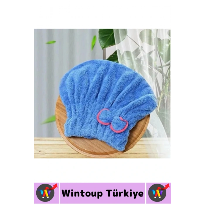 Her Baş Ölçüsüne Uyumlu Esnek Yüksek Hızlı Emici Banyo Havuz Duş Mikrofiber Havlu Saç Kurutma Bonesi