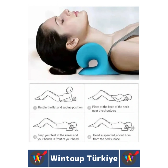 Premium Boyun Omuz Sırt Sertlik Gerginlik Ağrı Azaltan Gevşetici Rahatlatıcı Yastık 20 X 15 X 12 Cm