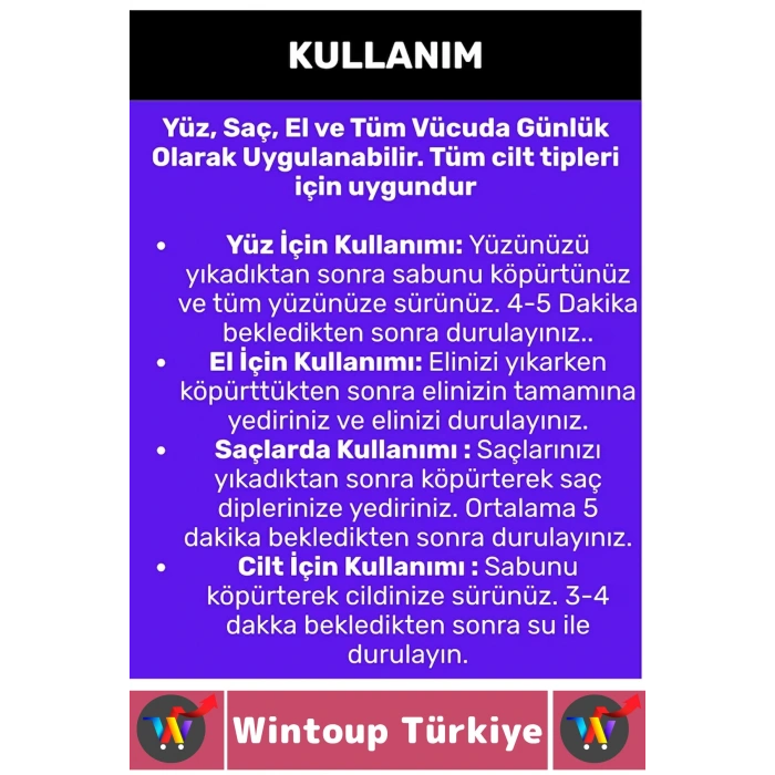 Doğal Saf Saç Cilt Vücut Cilt Dengesi Koruyan Tazeleyen Gözenek Temizleyen Yılan Otu Sabunu 10 Adet