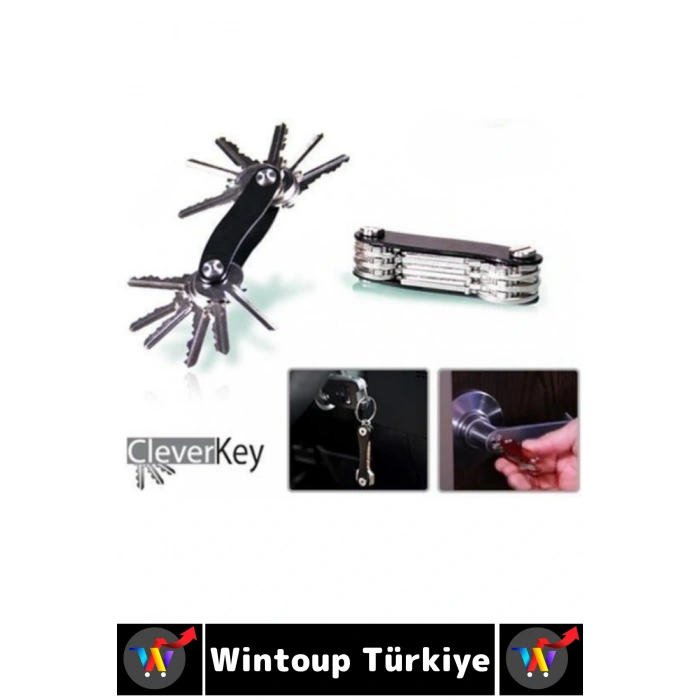 Kompakt Ses Çıkarmaz Karışıklık Önleyen USB Bıçak Şişe Açacağı Pratik Akıllı Anahtarlık Düzenleyici