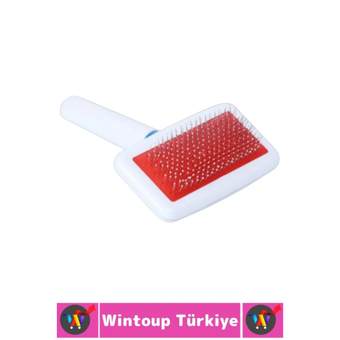 Evcil Hayvan Hijyenik Tüy Toplama Bakım Temizlik Küçük Irk Köpek Kedi İnce Telli Tarama Fırçası