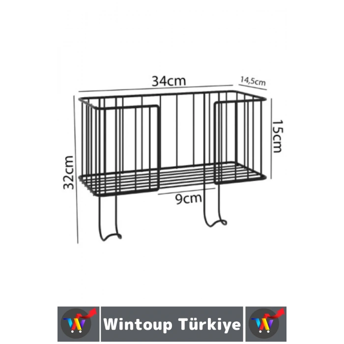 Montaj Gerektirmez Dayanıklı Yer Tasarruflu Kapı Arkası Pratik Kullanım Ütü Masası Asma Aparatı