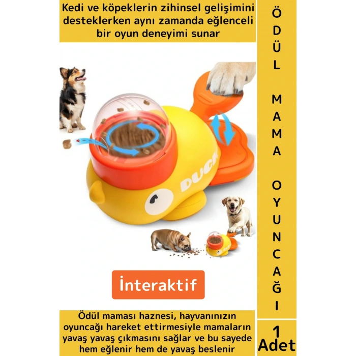 Pet İlgi Çekici Zihinsel Gelişim Yavaş Yeme Alışkanlığı İnteraktif Kedi Köpek Ödül Maması Oyuncağı