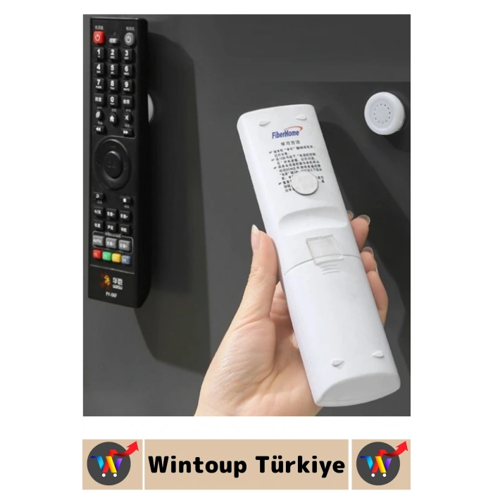 Kendinden Yapışkanlı Ev Ofis Kumanda Telefon Model Küçük Eşya Çok Amaçlı Mıknatıslı Tutucu 4 Adet