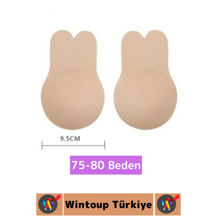 Kendinden Yapışkanlı Tekrar Kullanılabilir İnce Tasarım Hayalet Sütyen Ten Renk