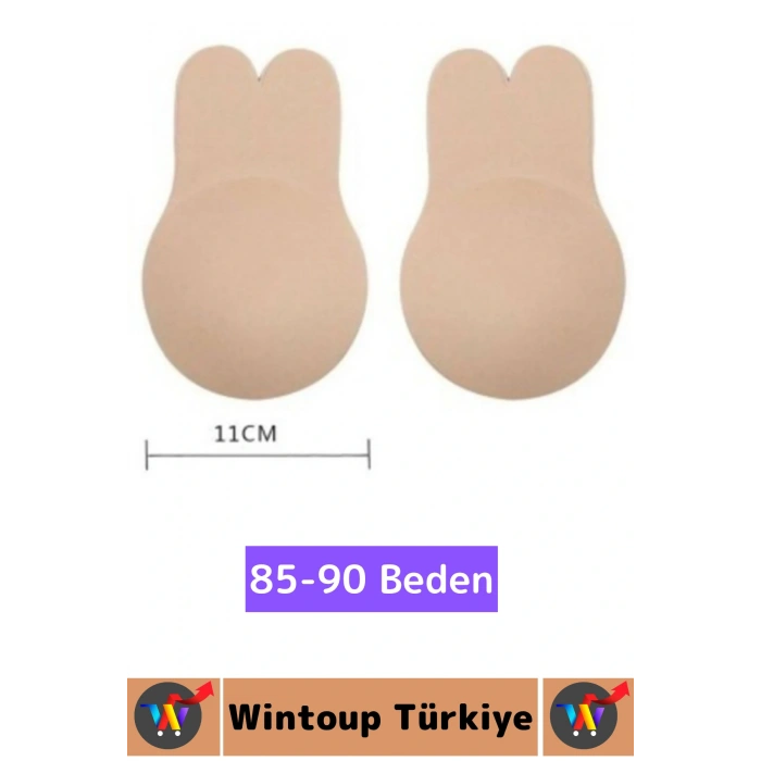 Kendinden Yapışkanlı Tekrar Kullanılabilir İnce Tasarım Hayalet Sütyen Ten Renk