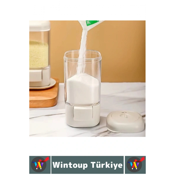 Kompakt Kolay Temizlenir Nem Önleyen Kapak Sistemi Ergonomik Tutuş Çok Şık Pratik Basmalı Baharatlık