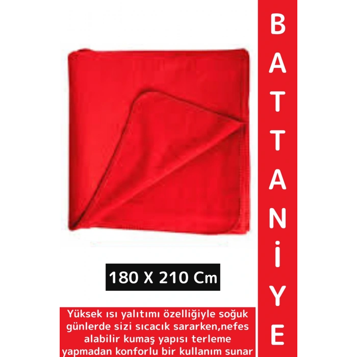 Deluxe Yüksek Isı Yalıtımı Yumuşak Doku Hafif Nefes Alabilir Çift Kişilik Polar Battaniye 180X210 Cm