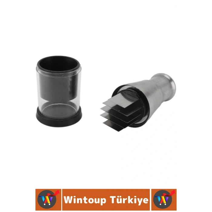 Pratik Kolay Temizlenir Mutfak Küçük Baharat Ezme Parçalama Şeffaf Hazneli Basmalı Sarımsak Ezici