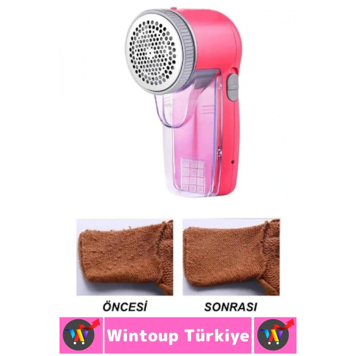 Pratik Hızlı Temizlik Giysi Kumaş Zarar Vermez Kablosuz Kullanım Şarjlı Tüy İplik Tiftik Temizleyici