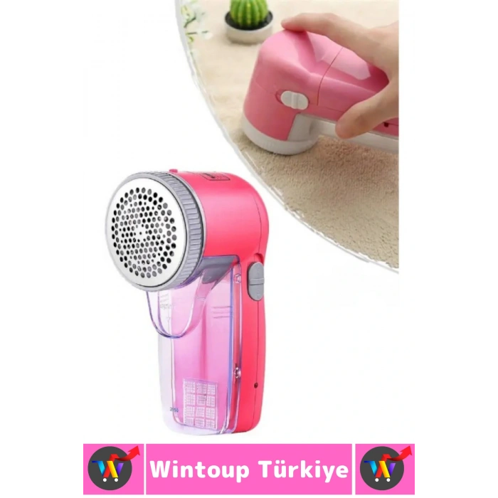 Pratik Hızlı Temizlik Giysi Kumaş Zarar Vermez Kablosuz Kullanım Şarjlı Tüy İplik Tiftik Temizleyici