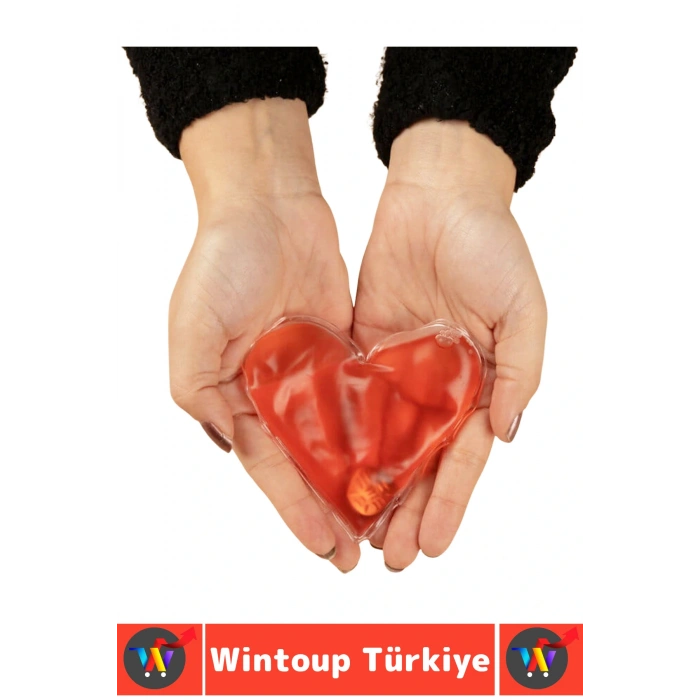 Özel Kamp Outdoor Sevgili Özel Gün Hediyelik Çok Şık Kalp Tasarımlı Sihirli Jel El Cep Sobası 2 Adet