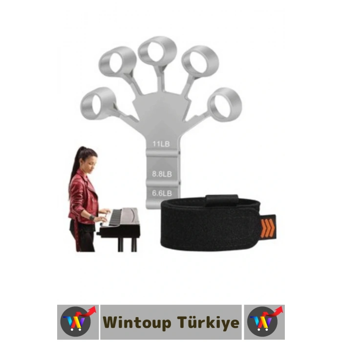 Premium Antrenman Kas El Bilek Kol Parmak Geliştirme Güçlendirme Esnek Silikon Direnç Lastiği 2 Adet