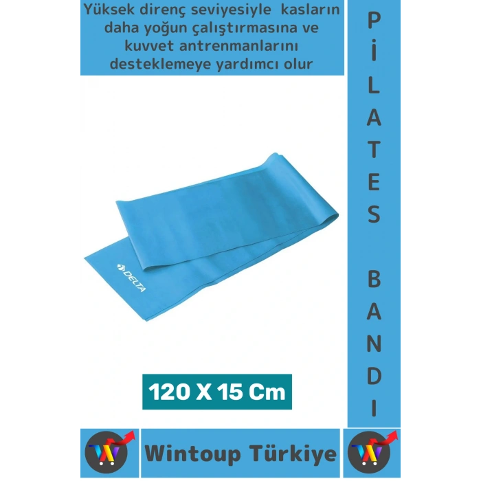 Premium Esneme Antrenman Fitness Aerobik Esnek Elastik Hafif Güçlü Sertlik Pilates Direnç Bandı