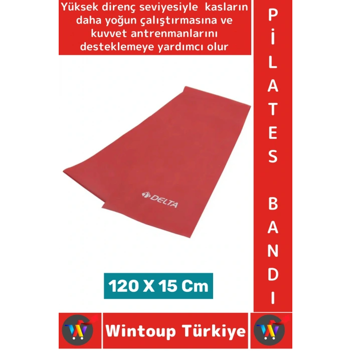 Premium Esneme Antrenman Fitness Aerobik Esnek Elastik Hafif Güçlü Sertlik Pilates Direnç Bandı