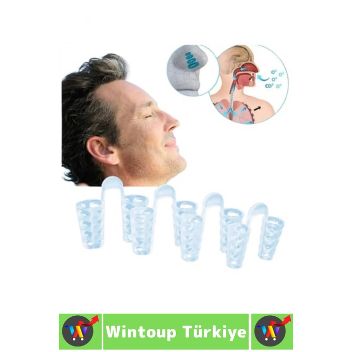 Özel Model Rahat Nefes Alıp Verme Horlama Azaltıcı Uyku Bozukluğu Önleyen Burun Delik Aparatı 2 Adet