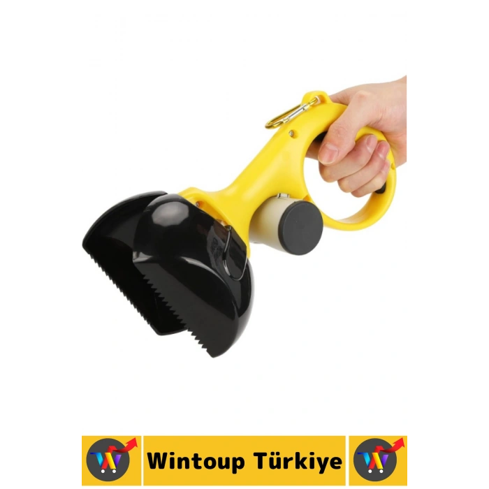 Premium Kolay Kullanım Kedi Köpek Pratik Hijyenik Poşet Hazneli Evcil Hayvan Dışkı Toplama Aparatı