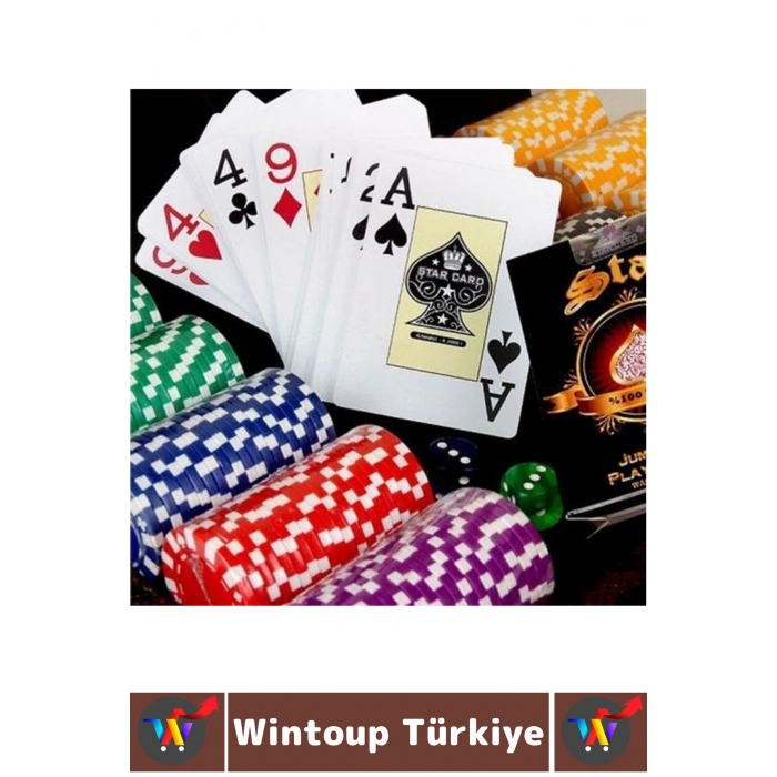 Elit Texas Holdem Casino Blackjack 300 Çipli Çift Kilit Sistemli Suni Deri Çantalı Poker Oyun Seti