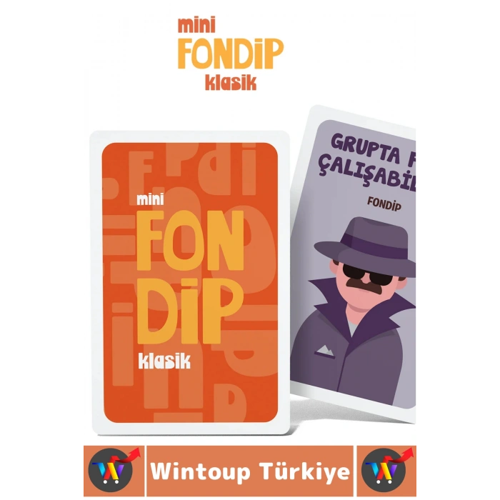 Eğlenceli Yılbaşı Parti Sevgili Grup Arkadaş Ortamı İçki Kart Oyunu Fondip Mini-Klasik 55 Kart