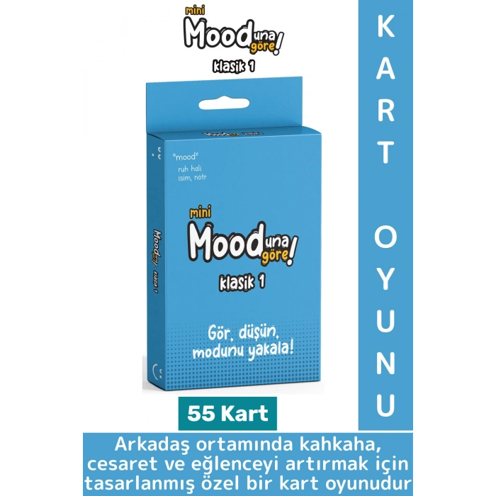 Eğlenceli Arkadaş Ortamı Sevgili Çift Parti İçki Kart Oyunu Mooduna Göre Mini-Klasik 1 -55 Kart