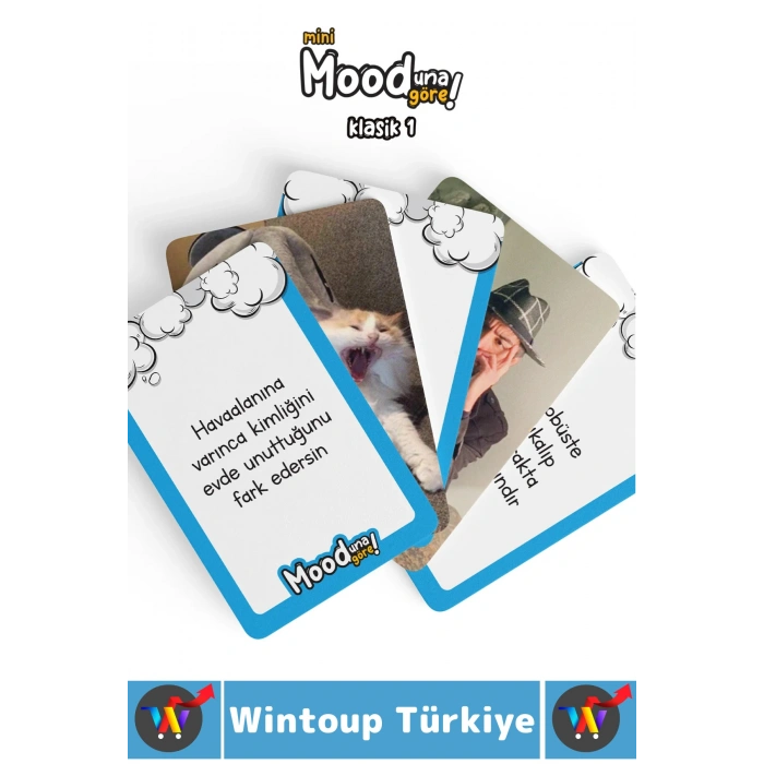 Eğlenceli Arkadaş Ortamı Sevgili Çift Parti İçki Kart Oyunu Mooduna Göre Mini-Klasik 1 -55 Kart