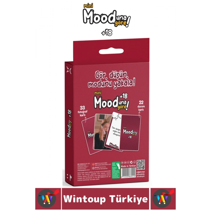 Eğlenceli Arkadaş Ortamı Sevgili Çift Parti İçki Kart Oyunu Mooduna Göre Mini +18 -55 Kart