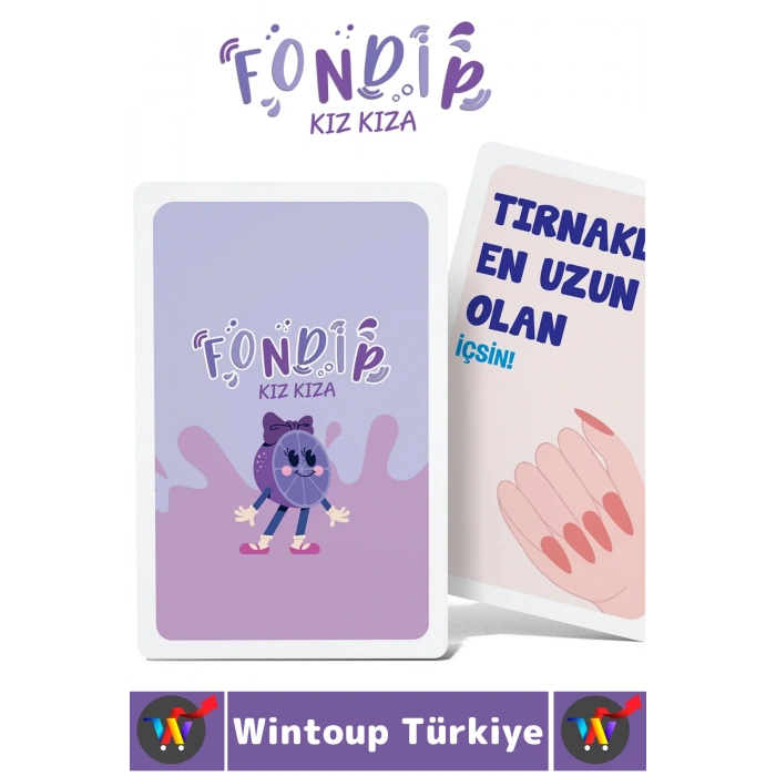 Eğlenceli Arkadaş Grup Ortamı Sevgili Çift Cesaret İçki Shot Oyunu Fondip Kız Kıza-165 Kart