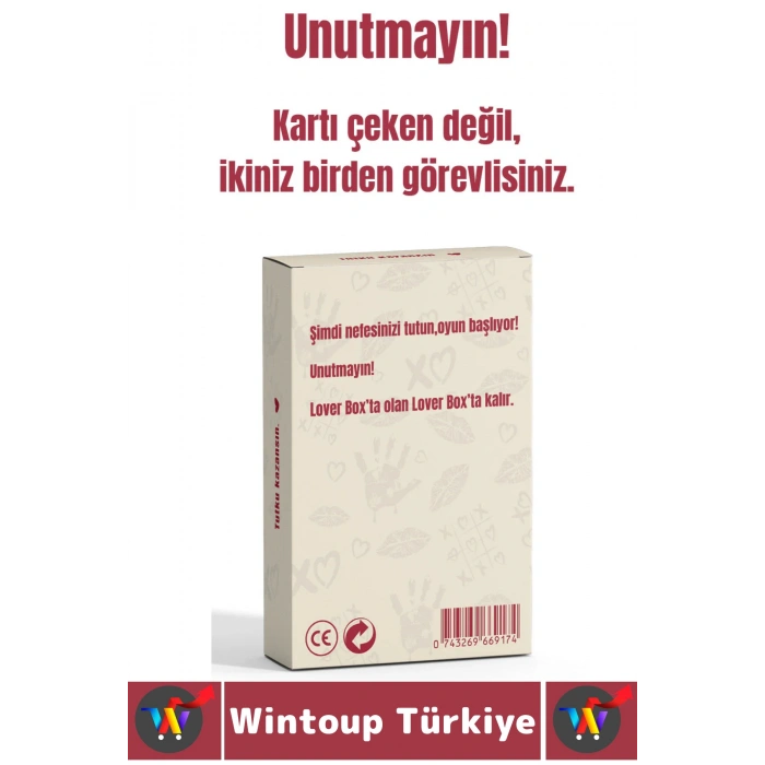 Fantezi Özel Gün Sevgili Çift Partner Cesaret Kart Görev Oyun Lover Box-Çiftlere Özel 55 Kart